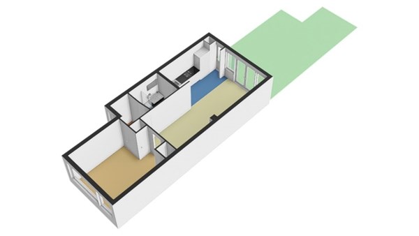 Floorplan - Walchersestraat 58C, 3083 NP Rotterdam